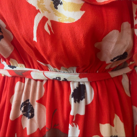 Zara Floral Print Crossover Dress, XS - Picture 6 of 6